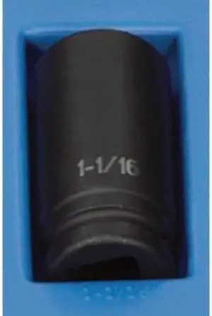 GREY PNEUMATIC 3034D 3/4" Drive, 1-1/16" Size, SAE, Socket, 6 Points,