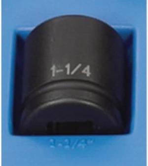 GREY PNEUMATIC 3040R 3/4" Drive, 1-1/4" Size, SAE Socket, 6 Points,