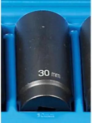 GREY PNEUMATIC 2130MD 1/2" Drive, 30mm Size, Metric Socket, 12 Points, 30mm,