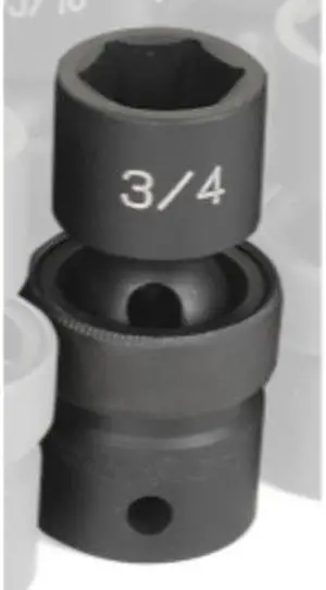 GREY PNEUMATIC 2024U 1/2" Drive, 3/4 Size, SAE Socket, 6 Points