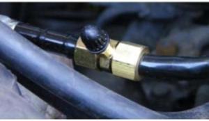 SUR&R SV516 Schrader Valve,For 5/16" Fuel Lines