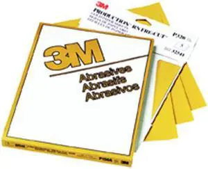 3M 02539 Sanding Sheet,11x9 In,P400 G,AlO,PK250