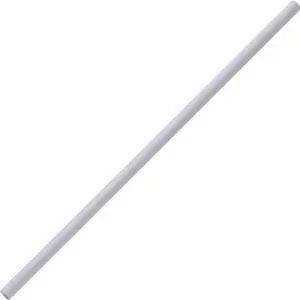 Genuine Joe White Paper Straw, Unwrapped, 1/4"Wx1/4"Lx7-1/4"H, 500/Bx (GJO58946)