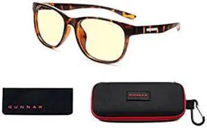 GUNNAR RUSH TORTOISE FRAME/ AMBER LENS BLPF 65