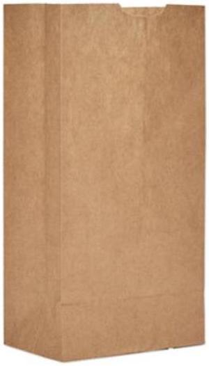 Gen Grocery Paper Bags, 50 lb Capacity, #4, 5" x 3.13" x 9.75", Kraft, 500 Bags 30904