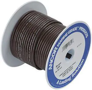 Ancor Brown 10 AWG Tinned Copper Wire - 100'