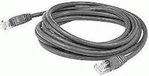 AddOn 25ft Gray CAT 6 PVC Ethernet Cable Snagless Bubble Boot RJ-45 M/M