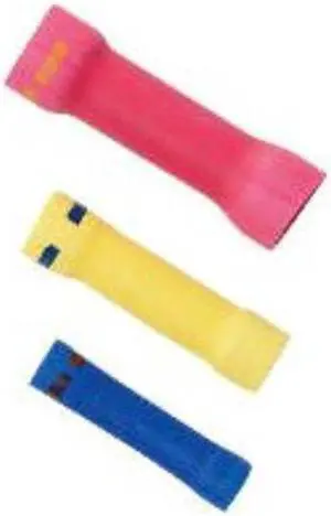 Ancor 16-14 AWG to 22-18 AWG Vinyl Step Down Butt Connector - 25-Pack