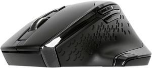 Targus Antimicrobial Ergo Wireless Mouse - BlueTrace - Wireless - Radio Frequency - 2.40 GHz - Black - USB Type A - 1600 dpi - Scroll Wheel, Thumbwheel - 7 Button(s) - Right-handed Only - AMW584GL