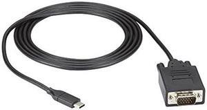 Black Box USB-C to VGA Adapter Cable, 1080p HD, 6ft