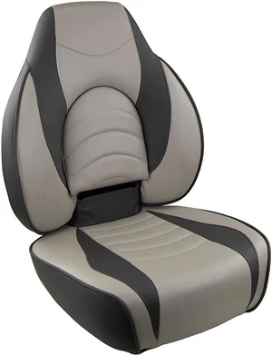 Springfield Marine 1780238 Deluxe Fish Pro High Back Seat - Charcoal/Grey Springfield Marine 1780238 Deluxe Fish Pro High Back Seat - Charcoal/Grey