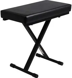 Ultimate Support JS-XB100-B JamStands Series Keyboard Bench, 300 lbs, Black Ultimate Support JS-XB100-B JamStands Series Keyboard Bench, 300 lbs, Black