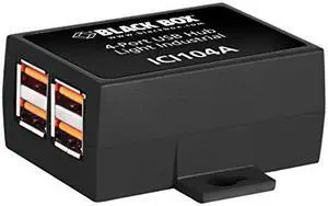 Black Box Industrial USB 2.0 Hub, 4-Port
