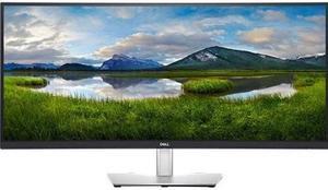 Dell 34" 60 Hz IPS WQHD IPS Monitor 8 ms (gray-to-gray normal); 5 ms (gray-to-gray fast) 3440 x 1440 (2K) HDMI, DisplayPort, USB Curved P3421WN