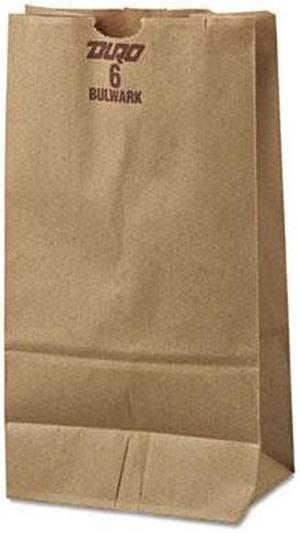 General 30906 Grocery Paper Bags, Extra Heavy-Duty, Kraft, 6#