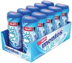 Pure Fresh Sugar-Free Gum Mint 15 Pieces/Pack 10 Packs/Box VAM1463620