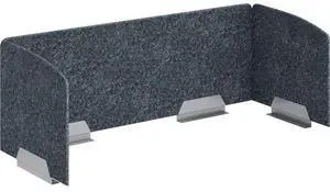 HON HONVAU6024Y4PR6 3-Sided Above U Desktop PET Screen