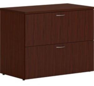 HON LLF3620L2LT1 Mod Lateral File Cabinet, Mahogany