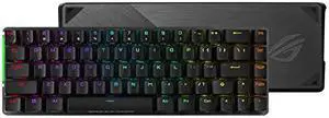 ASUS ROG Falchion NX 65% Wireless RGB Gaming Mechanical Keyboard | ROG NX Blue Clicky Switches, PBT Doubleshot Keycaps, Wired / 2.4G Hz, Touch Panel, Keyboard Cover Case, Macro Support