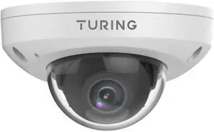 Turing Video TP-MFM4M28 2688 x 1520 MAX Resolution 1 RJ45 10M/100M Base-TX Ethernet 4MP HD TwilightVision IR Mini Dome Camera