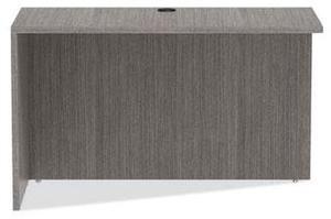 Alera Valencia Series Reversible Return/Bridge Shell, 47.25w x 23.63d x 29.5h, Gray