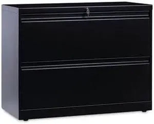 Alera 17451 Lateral File, 2 Drawers, 36in Width, Black Alera 17451 Lateral File, 2 Drawers, 36in Width, Black