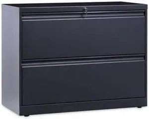 Alera 17631 Lateral File, 2 Drawers, 36in Width, Charcoal Alera 17631 Lateral File, 2 Drawers, 36in Width, Charcoal