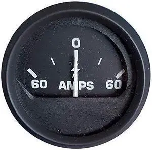 FARIA BEEDE INSTRUMENTS 12822 Ammeter Gauge (60-0-60 Amps) - Black