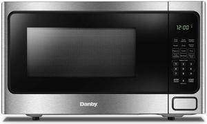 Danby Designer 0.7 cu ft Countertop Microwave - Stainless Steel (DDMW007501G1)