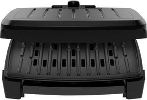 George Foreman GRECV075B Black Contact Submersible Grill - 75 Inch With Black Plates