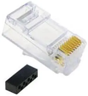 PLUG, CAT 6, SOLID/STRANDED,100PK