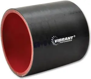 Vibrant Performance 2714 Black 4 Ply Silicone Sleeve, 3"