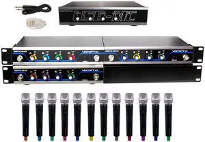 VOCOPRO 12CH WIRELESS MICROPHONE/USB INT