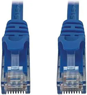 Tripp Lite Cat6a 10G Snagless Molded UTP Ethernet Cable (RJ45 M/M), PoE, Blue, 5 ft. (1.5 m) - 5 ft Category 6a Network Cable for Network Device, Switch, Patch Panel, Server, Router, Hub, Computer, Pr
