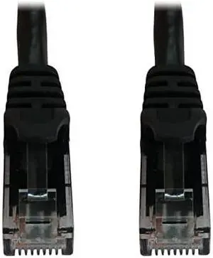 Tripp Lite Cat6a 10G Snagless Molded UTP Ethernet Cable (RJ45 M/M), PoE, Black, 6 ft. (1.8 m) - 6 ft Category 6a Network Cable for Network Device, Switch, Patch Panel, Server, Router, Hub, Printer, Co