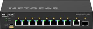 NETGEAR 8x1G PoE+ 110W 1x1G and 1xSFP Managed Switch | AV Line M4250-9G1F-PoE+, GSM4210PD