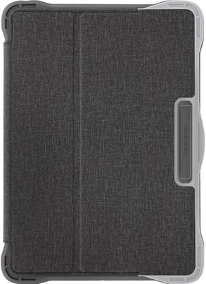 Brenthaven Edge Folio Rugged Carrying Case (Folio) for 10.2" Apple iPad (9th Generation), iPad (7th Generation), iPad (8th Generation) Tablet - Gray - Drop Resistant, Impact Resistant - Polycarbo