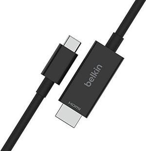 Belkin AVC012bt2MBK 6.56 ft. (2.0m) Black Connect USB-C to HDMI Cable Male to Male