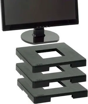 dac mp-106-blk monitor riser block, black