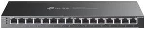 TP-Link TL-SG2016P | 16 Port Gigabit Smart Managed PoE switch | 8 PoE+ Port @120W | Omada SDN Integrated | PoE Recovery | IPv6 | Static Routing | L2/L3/L4 QoS