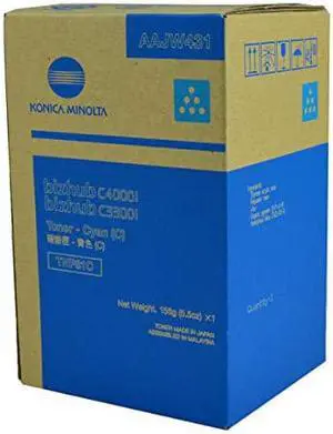 Konica Minolta AAJW431 Tnp81c Cyan Toner Cartridge For Use In Bizhub C3300i