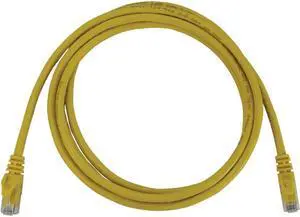Tripp Lite Cat6a 10G Snagless Molded UTP Ethernet Cable (RJ45 M/M), PoE, Yellow, 7 ft. (2.1 m) - 7 ft Category 6a Network Cable for Network Device, Switch, Patch Panel, Server, Router, Hub, Printer, C Tripp Lite Cat6a 10G Snagless Molded UTP Ethernet Cable (RJ45 M/M), PoE, Yellow, 7 ft. (2.1 m) - 7 ft Category 6a Network Cable for Network Device, Switch, Patch Panel, Server, Router, Hub, Printer, C
