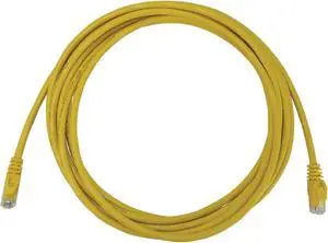 Tripp Lite Cat6a 10G Snagless Molded UTP Ethernet Cable (RJ45 M/M), PoE, Yellow, 10 ft. (3.1 m) - 10 ft Category 6a Network Cable for Network Device, Switch, Patch Panel, Server, Router, Hub, Printer,
