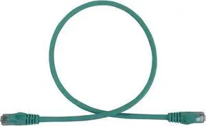 Tripp Lite Cat6a 10G Snagless Molded UTP Ethernet Cable (RJ45 M/M), PoE, Aqua, 2 ft. (0.6 m) - 2 ft Category 6a Network Cable for Network Device, Switch, Patch Panel, Server, Router, Hub, Printer, Com