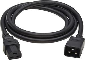 Tripp Lite Power Cord, C20 to C21 - Heavy-Duty, 20A, 250V, 12 AWG, 6 ft. (1.83 m), Black - For Network Switch, PDU, UPS, Router, Network Device, Server - 250 V AC20 A - Black - 6 ft Cord Length - Nort