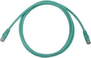 Tripp Lite Cat6a 10G Snagless Molded UTP Ethernet Cable (RJ45 M/M), PoE, Aqua, 6 ft. (1.8 m) - 6 ft Category 6a Network Cable for Network Device, Switch, Patch Panel, Server, Router, Hub, Printer, Com