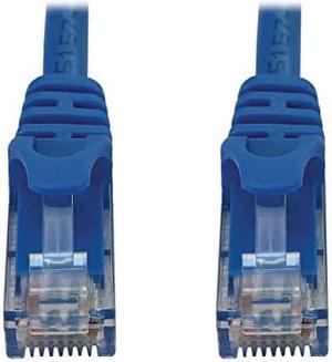 Tripp Lite Cat6a 10G Snagless Molded UTP Ethernet Cable (RJ45 M/M), PoE, Blue, 100 ft. (30.5 m) - 100 ft Category 6a Network Cable for Network Device, Switch, Patch Panel, Server, Router, Hub, Printer