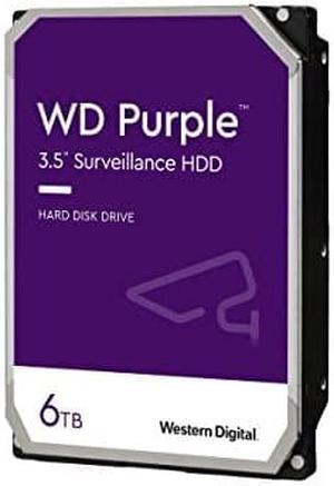 WD Purple 6TB 3.5" SATA Internal Hard Disk Drive WD64PURZ