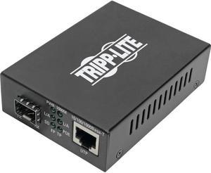Tripp Lite Gigabit SFP Fiber to Ethernet POE+ Media Converter N785INTPSFP