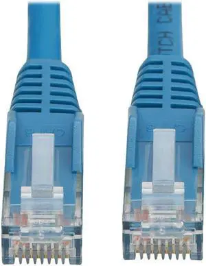 Tripp Lite Cat6 Gigabit Snagless Molded UTP Ethernet Cable (RJ45 M/M), PoE, LSZH, Blue, 7 m - 22.97 ft Category 6 Network Cable for Network Device, PoE Device, Access Control Device, VoIP Device, Secu